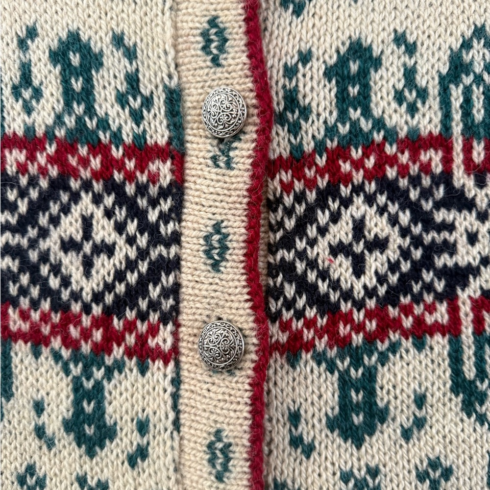Vintage L.L. Bean Fair Isle Knit Vest - Picture 4 of 10